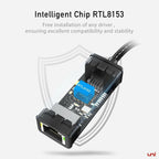 uni USB to Ethernet Adapter, Driver Free USB 3.0 to Gigabit Ethernet LAN Network