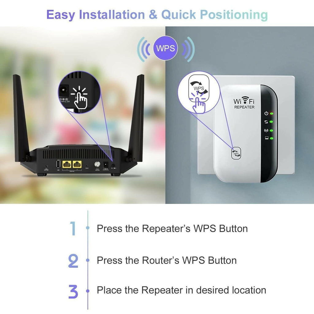 WiFi Extender, WiFi Extenders Signal Booster for Home Up to 5000 sq.ft and 50