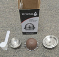 Stainless Steel Reusable Coffee Capsule, Metal Refillable Coffee Pod Brewing