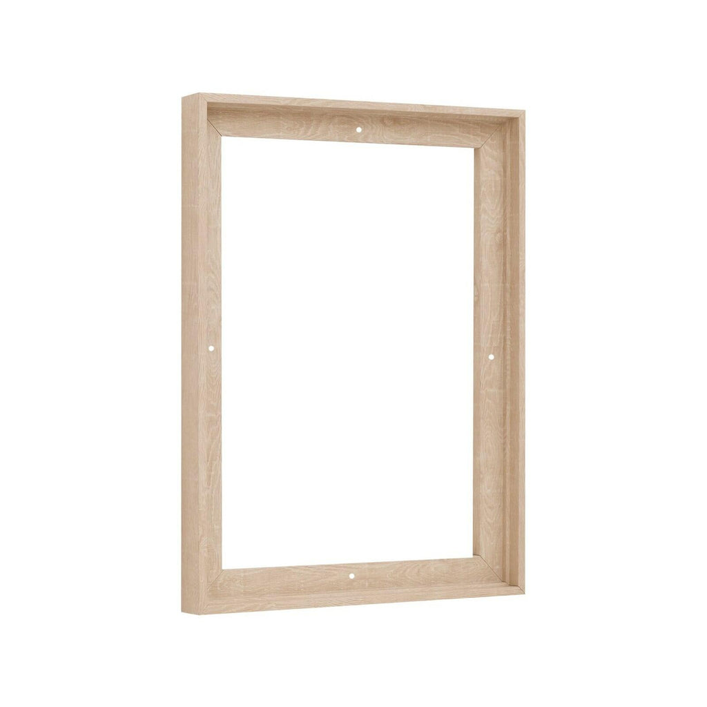 Pixy Canvas Size 7x9in Floater Frame 3/4in Deep Canvas Nordic White Oak Portrait