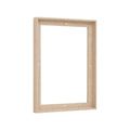Pixy Canvas Size 7x9in Floater Frame 3/4in Deep Canvas Nordic White Oak Portrait