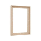 Pixy Canvas Size 7x9in Floater Frame 3/4in Deep Canvas Nordic White Oak Portrait