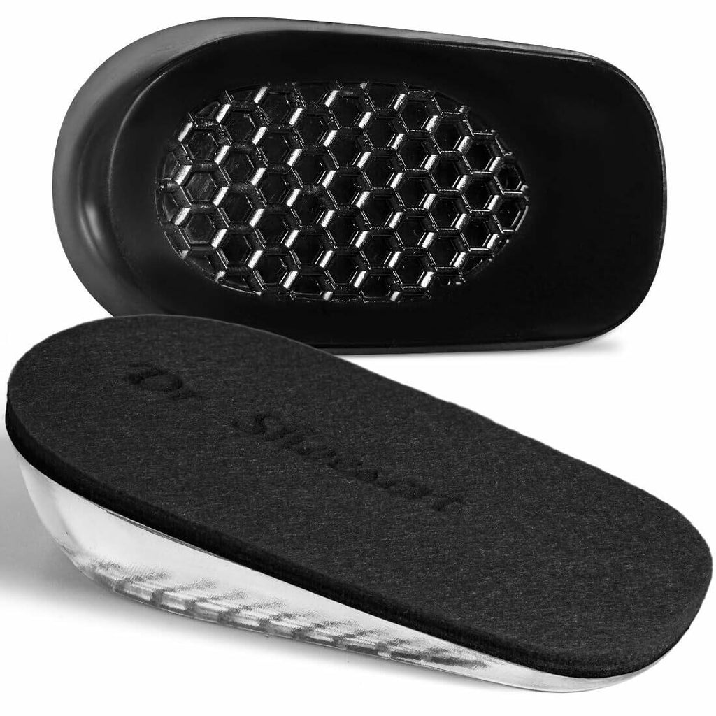 Dr. Shoesert Height Increase Insoles for Men and Women Wool Felt Gel Heel (1.0'