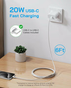 3 Pack AISNI Fast Charger Block Compatible with iPhone 17 16 15 Charger Fast