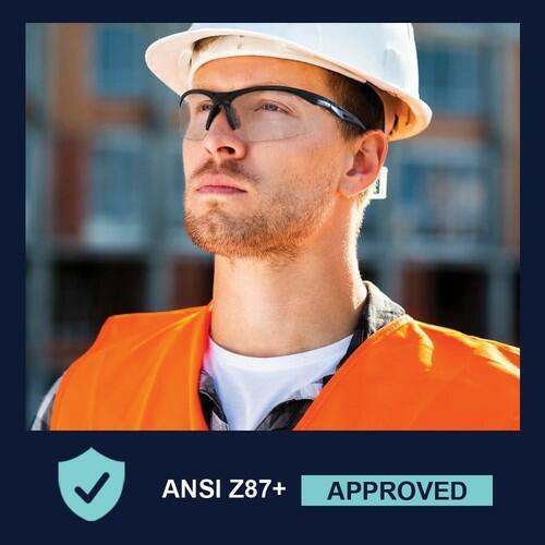 Bifocal Safety Glasses - Safety Glasses with Readers for Healthcare,