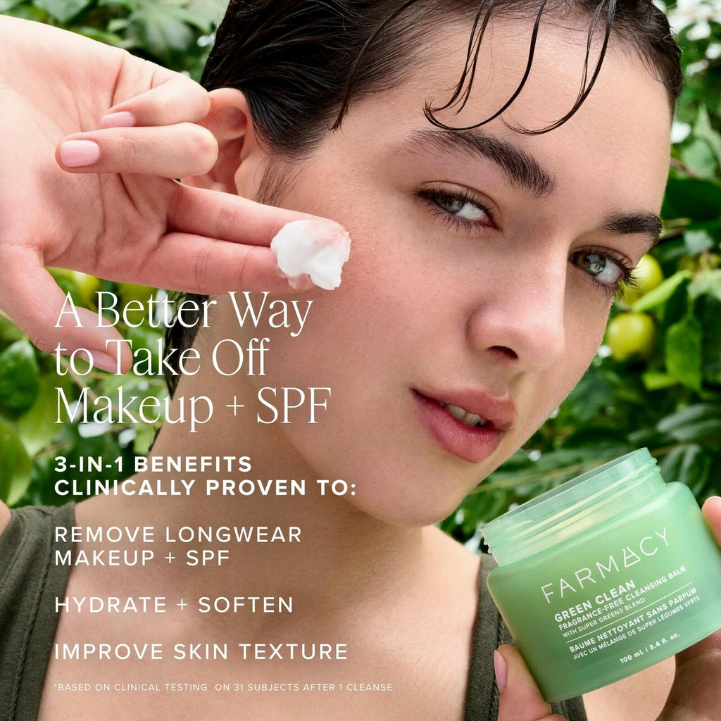 Farmacy Sensitive Skin Makeup Remover Cleansing Balm - Green Clean Waterproof