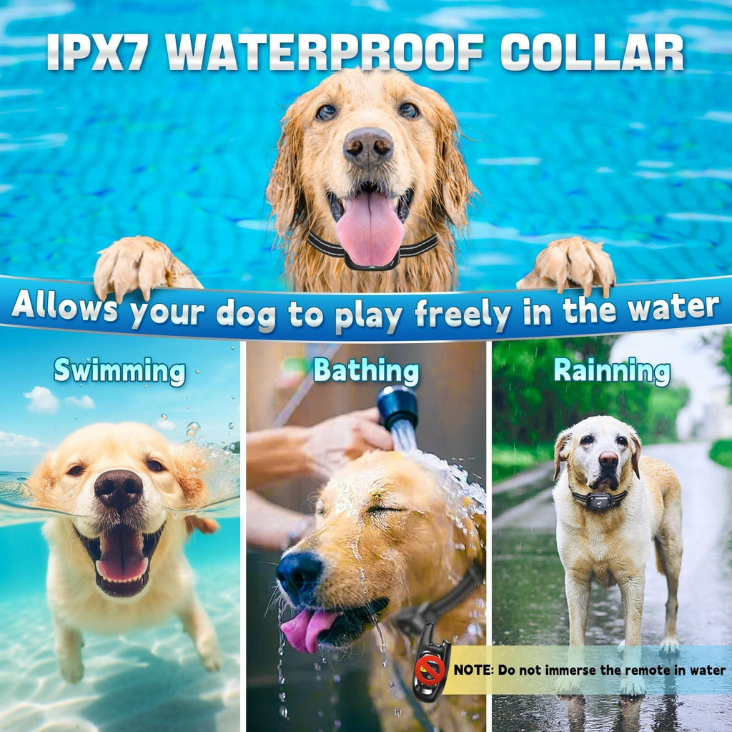 Dog Shock Collar with Remote Control- [Newly Upgraded] Dog Training Collar for