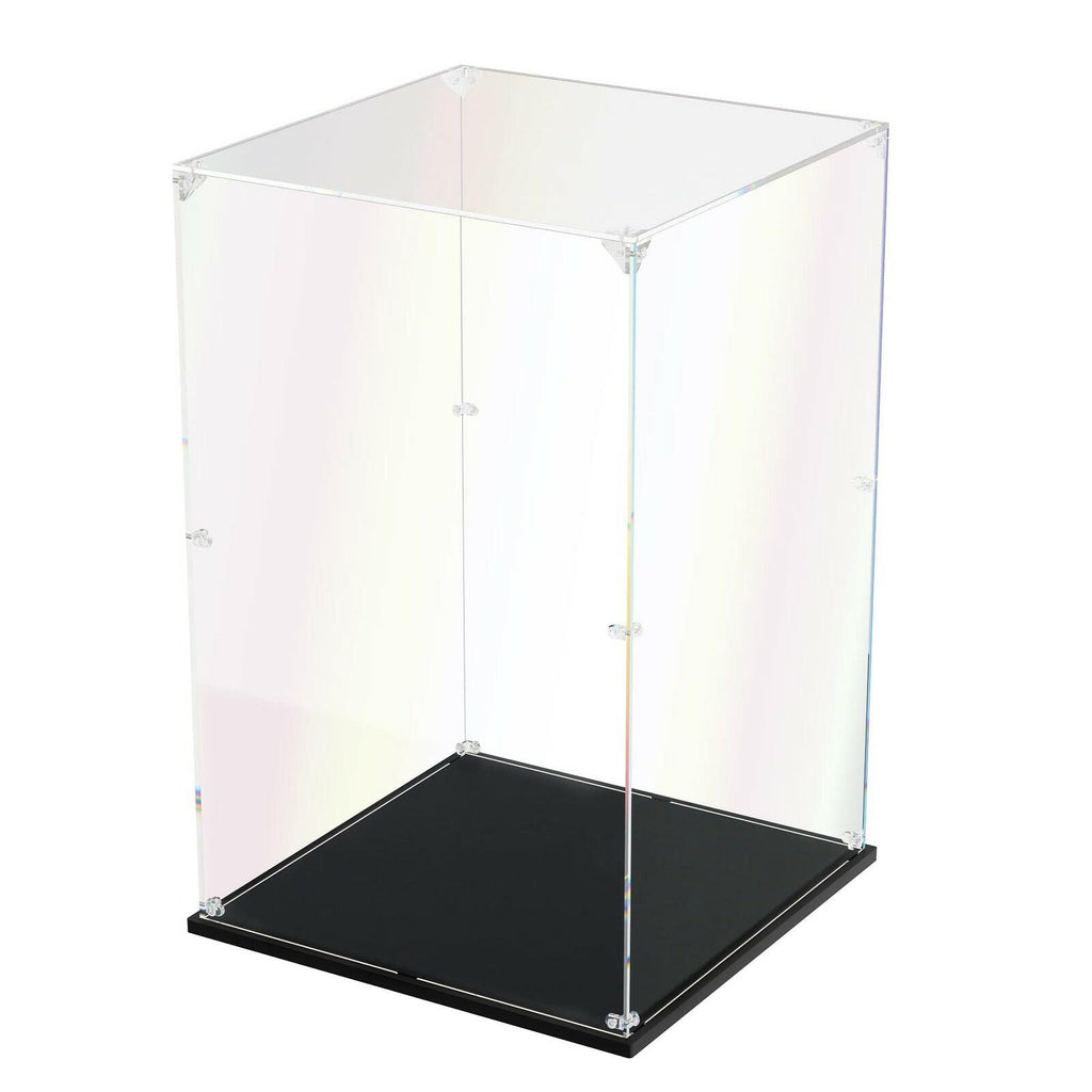 OPEN BOX Size 10x10x15.7in Clear Acrylic Display Case dofopo Dust Protection