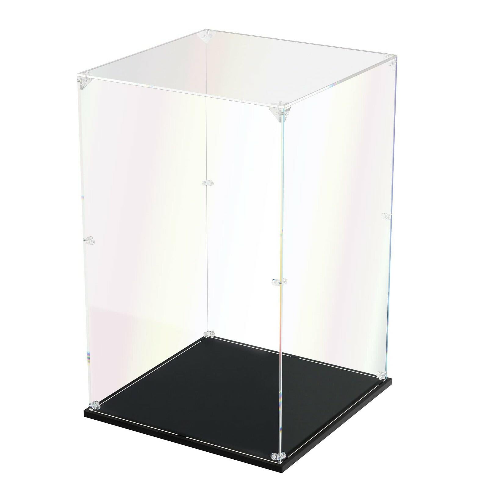 OPEN BOX Size 10x10x15.7in Clear Acrylic Display Case dofopo Dust Protection