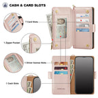 Antsturdy Compatible with Samsung Galaxy S25 Plus Wallet Case with Card