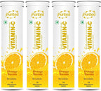 15 Tablet, Pack of 4 PURITEO Vitamin C 1000mg Effervescent Tablets - Potent