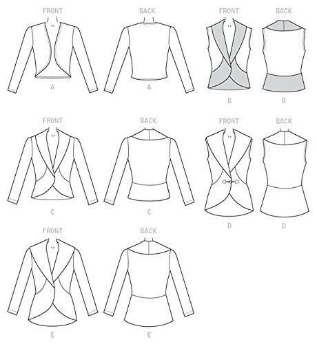 McCall's Patterns M7254 Misses' Cardigans, Z (Large-X-Large)