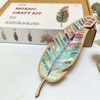 sjljzxd Mixed Colour Leaf Mosaic Kit, Creative DIY Colourful Home Decoration