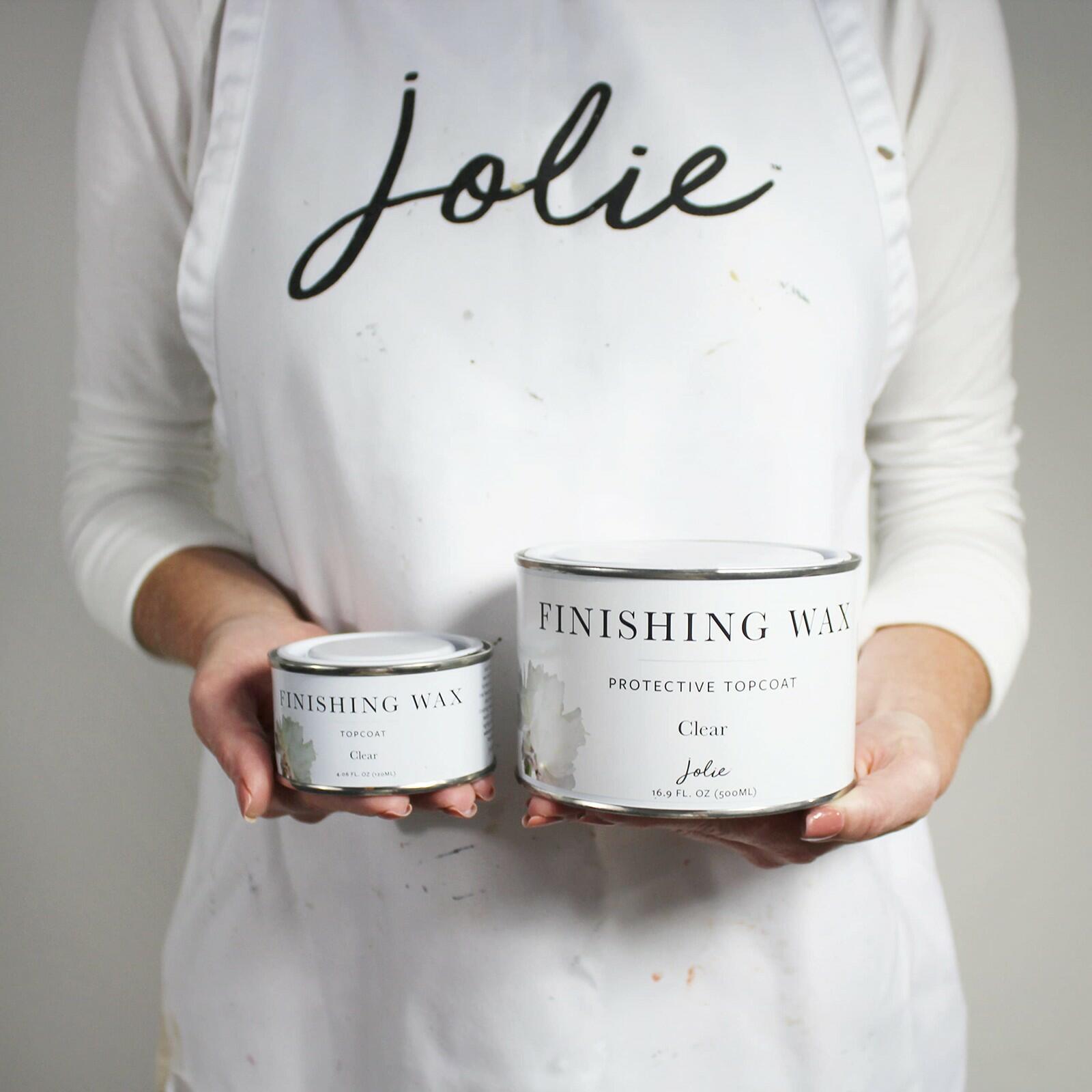 Jolie Finishing Wax - Protective topcoat Paint - Use on interior furniture,
