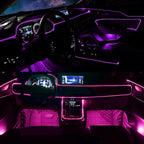 DEHERANE Interior Car LED Strip Lights, RGB 6 in 1 Ambient Lighting Kits with