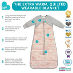 Love to Dream Extra Warm Toddler Sleep Bag (18-36 Mo), Super Soft Temp
