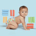 82ct Hello Bello Premium Diapers Size 1, Balloon Buddies & Crosshatch Cuties