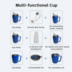 OPEN BOX - Convalescent Feeding Cup with Straw for Bedridden Disabled Maternity