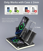acer 7-in-1 Wireless Charging Station: Charger Stand for Multiple Devices for