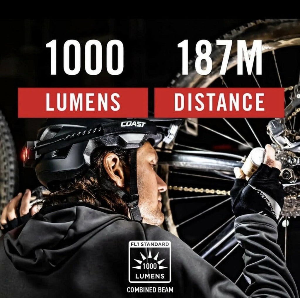 Coast RL22R 1000 Lumens Rechargeable LED Headlamp