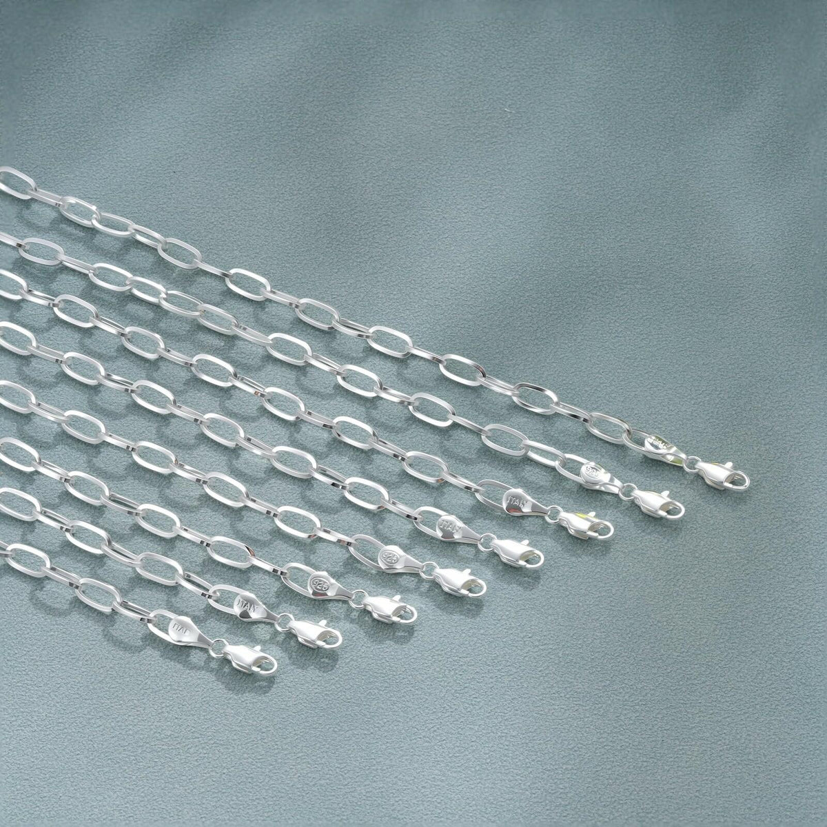 Treasure Bender S925 Sterling Silver Paperclip Chain Bracelets for Women -