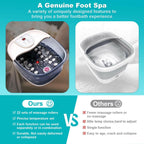 ECARBME Foot Spa Bath Massager with Heat, Foot Bath with 22 Massage Rollers,