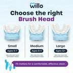 Willo BrushBot Kids Toothbrush Kit, Medium Berry Dye-Free