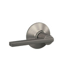SCHLAGE Latitude Hall/Closet Passage Door Handle, Reversible, Satin Nickel