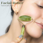 BAIMEI IcyMe Jade Face Roller & Gua Sha, Facial Beauty Skin Care Tools, Self