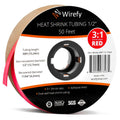 Wirefy | Heat Shrink Tubing - 1/2" inch - 3:1 Ratio - Adhesive Dual Wall