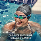 Speedo Unisex-Adult Swim Goggles Hydrosity, White Cloud