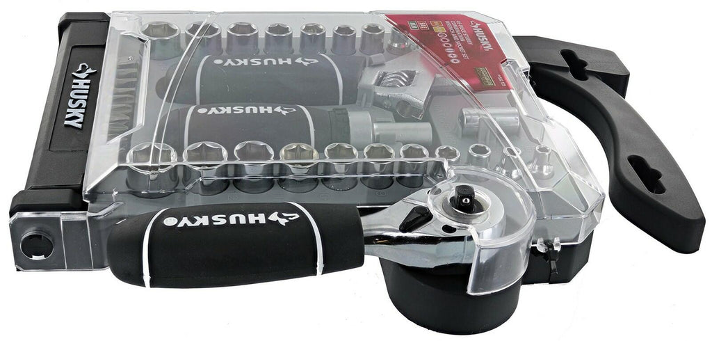 Husky Stubby Wrench and Socket Set (46-Piece)-H46PCSTS