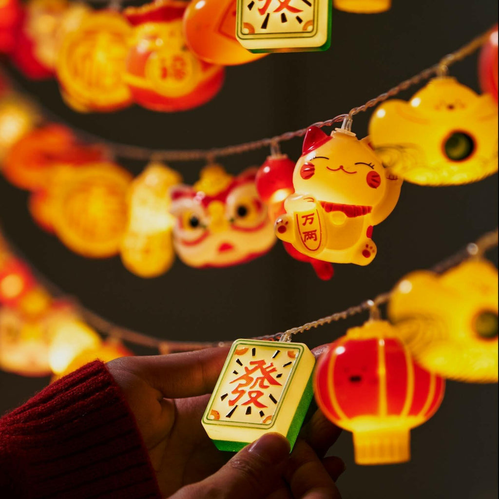 LOLStar Chinese New Year Decorations 2026, Lunar New Year String Lights 20 LED