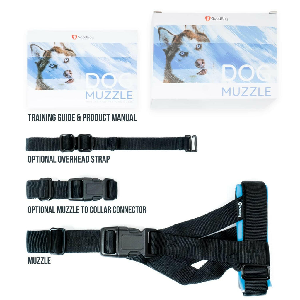 Gentle Muzzle Guard for Dogs - Prevents Biting and Unwanted Chewing Safely
