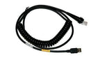 Honeywell CBL-500-300-C00 USB Coiled Cable, Type A, 5V Host Power, 3 m/9.8-ft.
