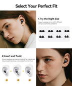 Ear Plugs for Sleeping 45dB Noise Cancelling Ear Plugs for Noise Reduction &