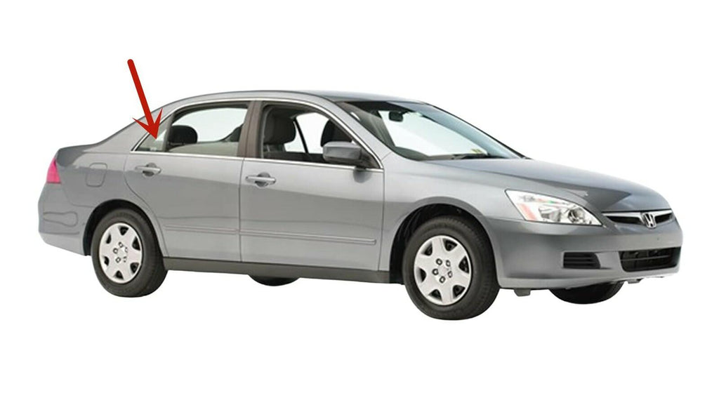 Right Rear Vent Window Glass Honda Accord 4 Door Sedan 2003-2007 Green