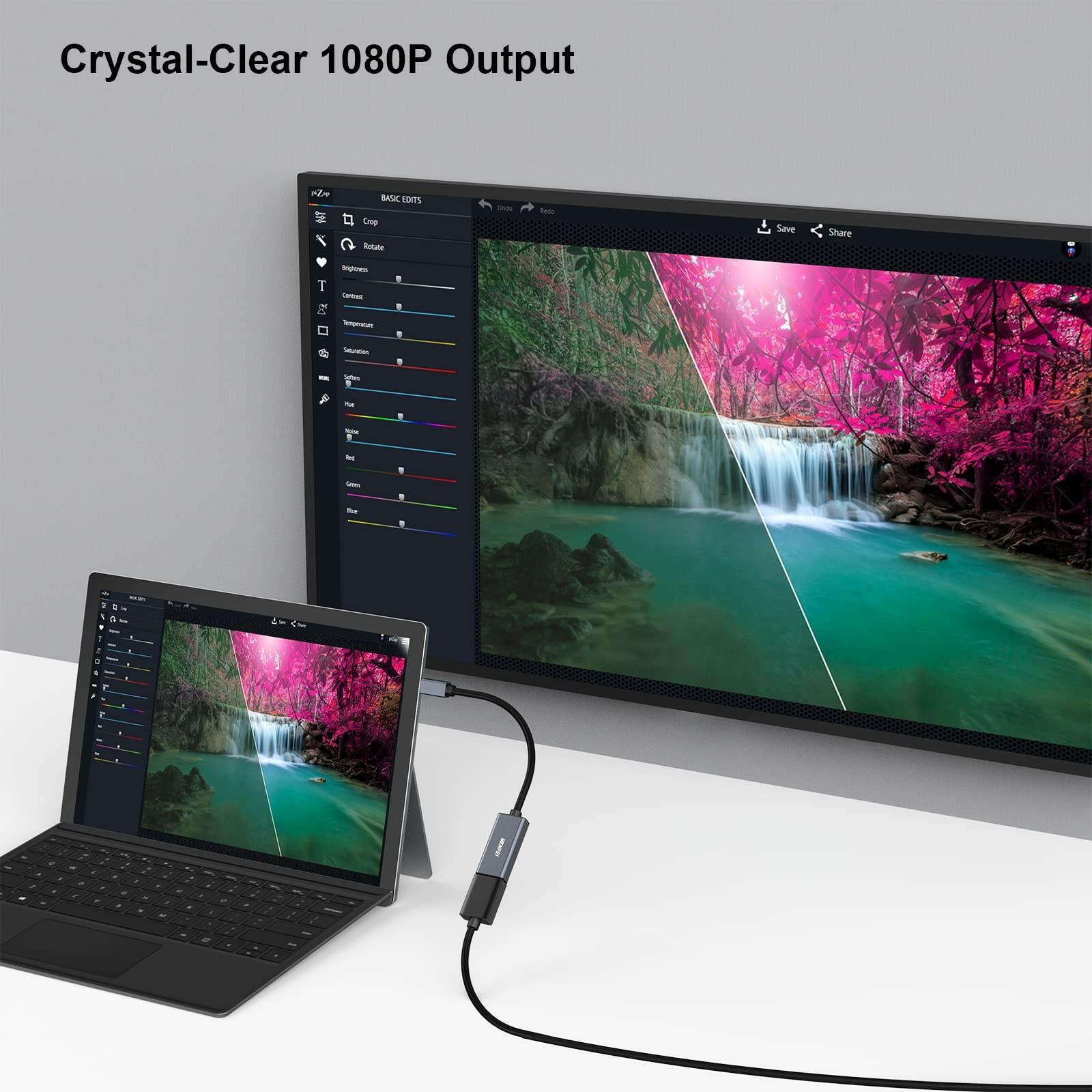 BENFEI Mini DisplayPort to HDMI Adapter 4K, Thunderbolt 2 to HDMI Adapter