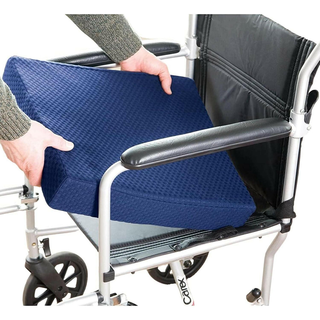 Carex Memory Foam Seat Cushion, 18" x 16" x 3", Office Chair Cushion and