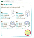 KWIK-SEW PATTERNS K0151 Bibs Sewing Template, One Size