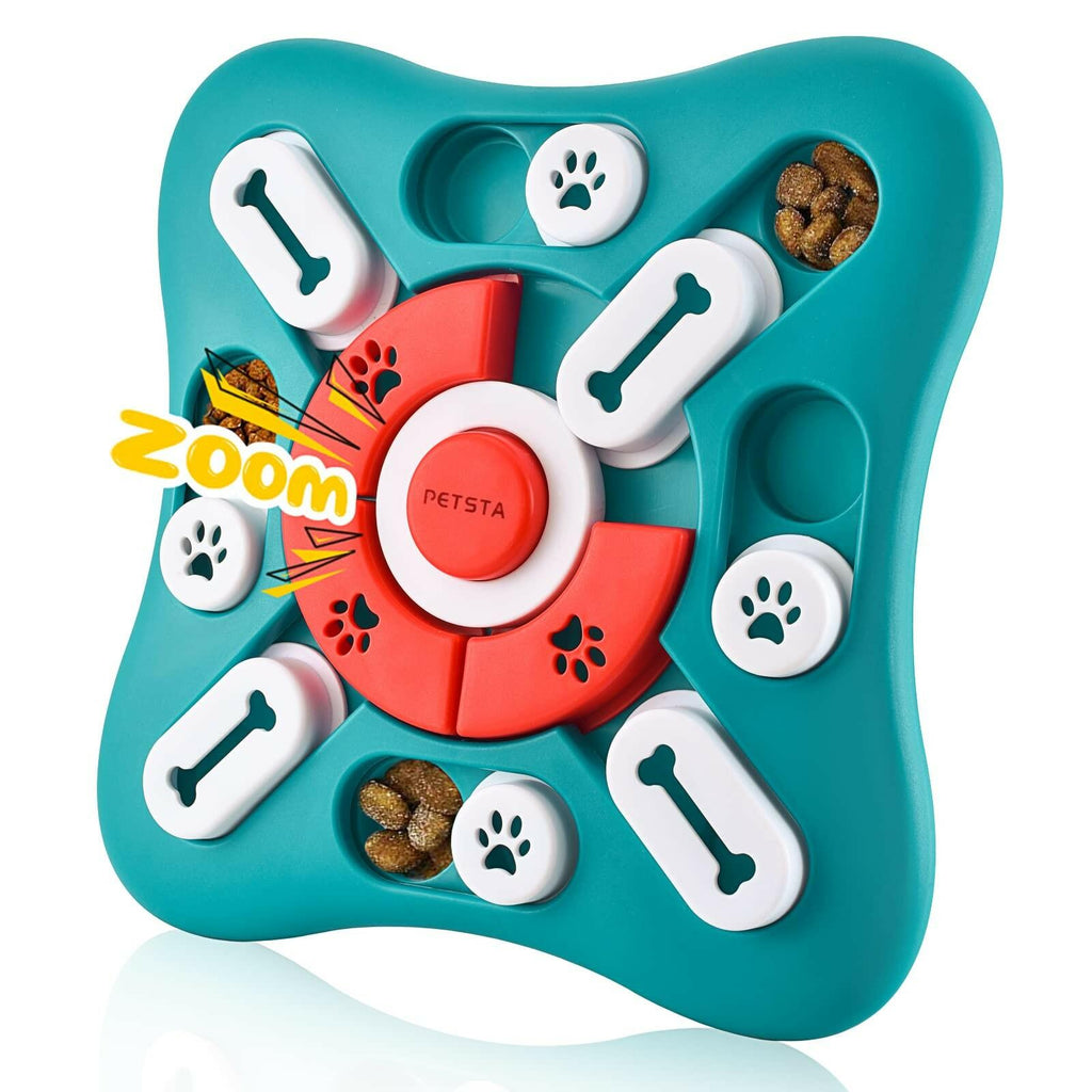 PETSTA Dog Puzzle Toys, Treat Dispensing Dog Enrichment Toys for IQ Training and