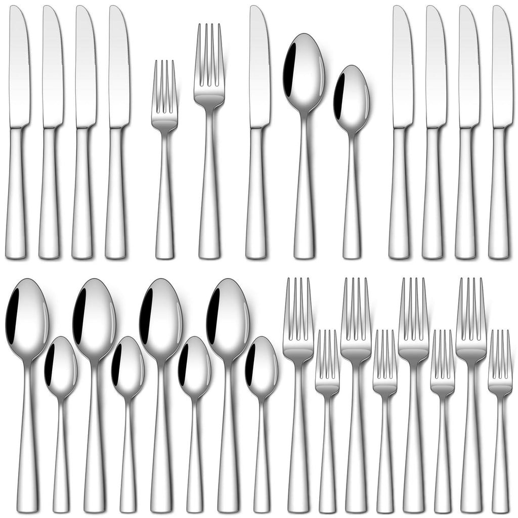 Stapava 20 Piece Silverware Set, Food-Grade Stainless Steel Flatware Sets for 4