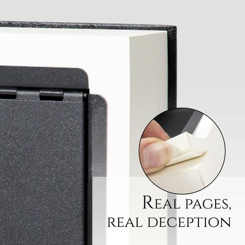 Fake Book Safe Box Key Lock Hidden Storage Darkest Art X-Large