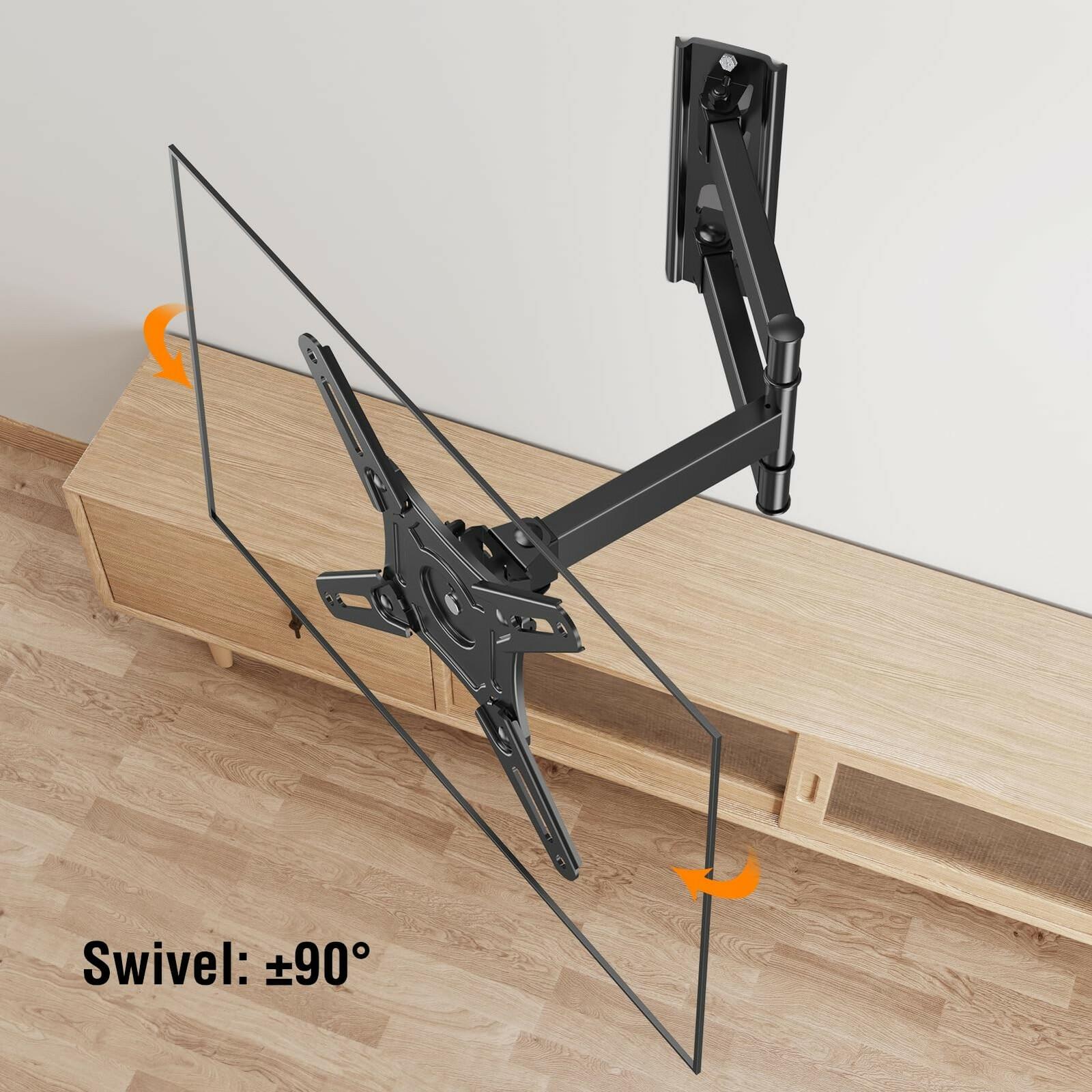 ELIVED Full Motion TV Monitor Wall Mount for Most 14-42 Inch LED LCD Flat Screen