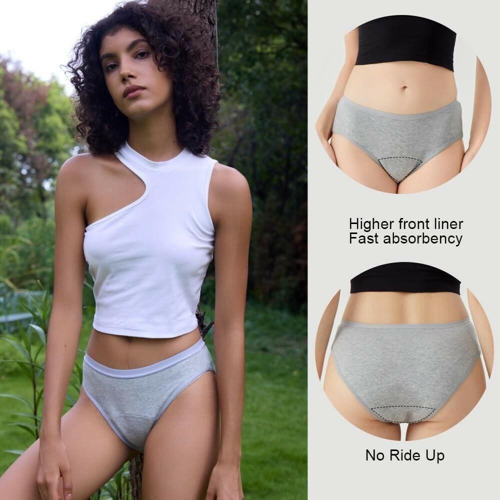 5 Pack Large BATTEWA Womens Leak Proof Underwear Light Incontinence Bikini