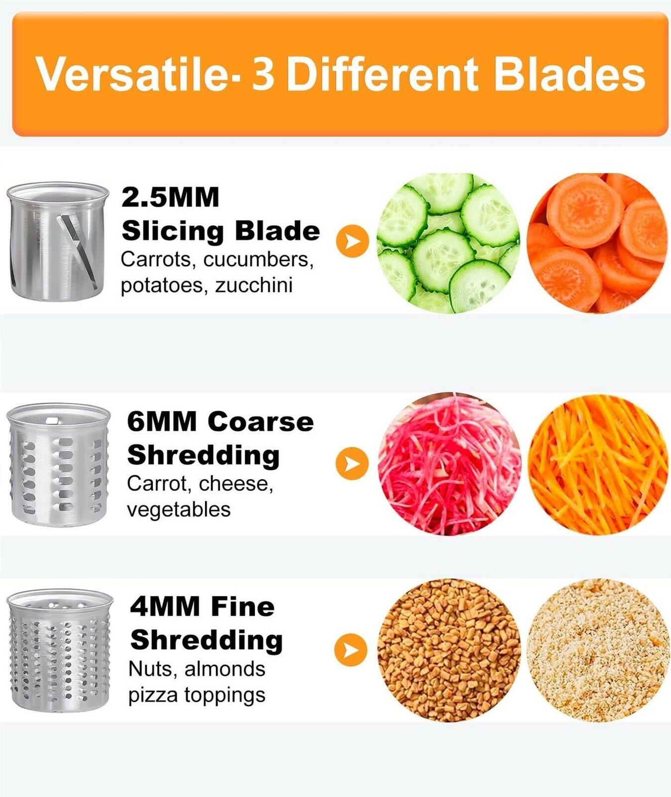 FavorKit Fresh Prep Slicer Shredder Attachment for KitchenAid Stand Mixers,
