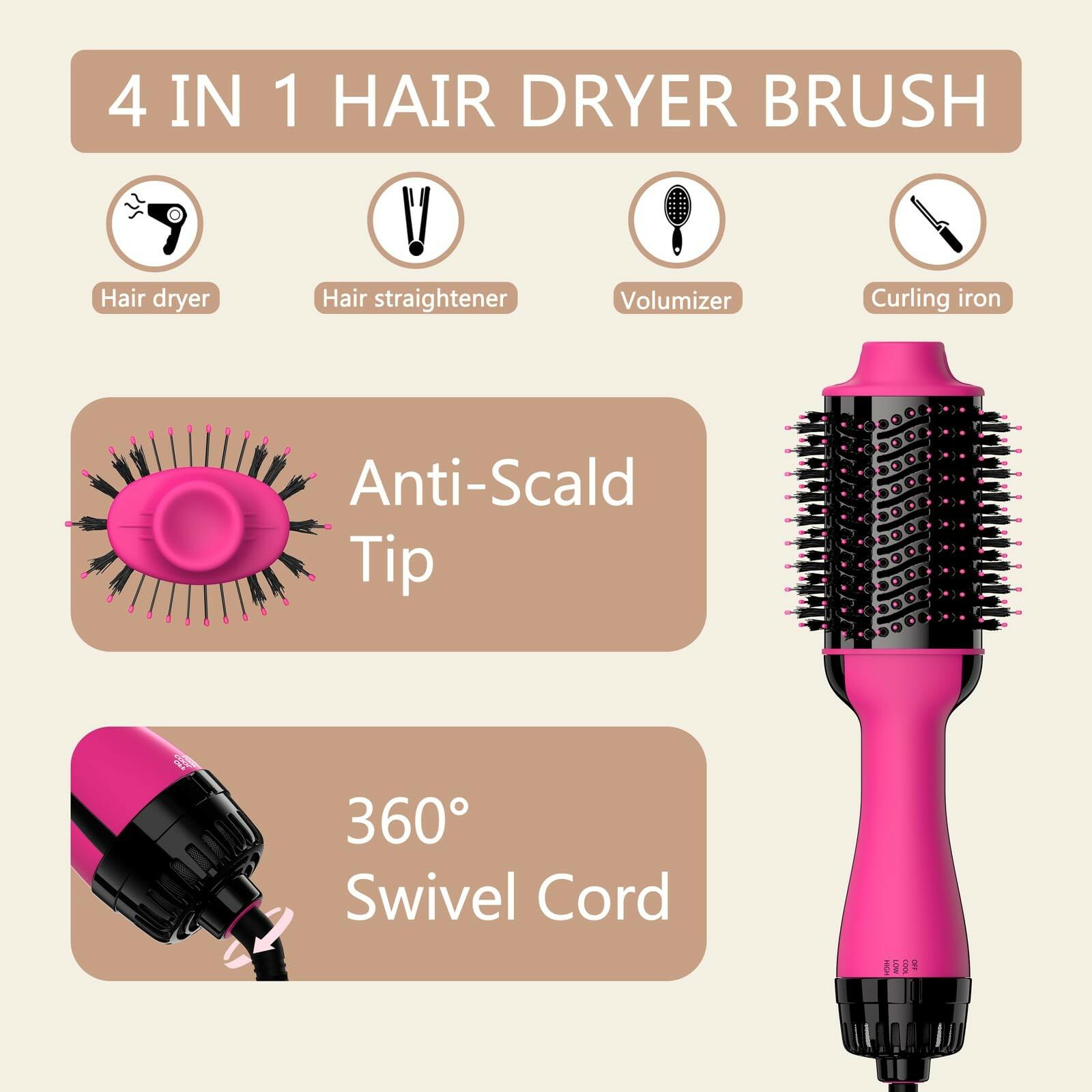 Umeely Hair Dryer Brush Blow Dryer Brush in One, Upgraded 4 in 1 Hair Dryer and