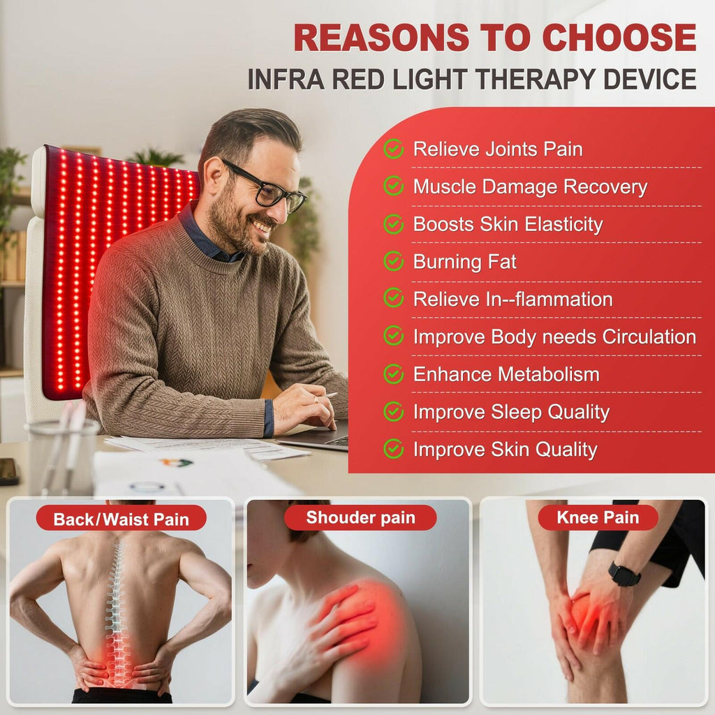 Pedete Red Light Therapy Mat for Body, Holiday Birthday Gifts for Women Men,