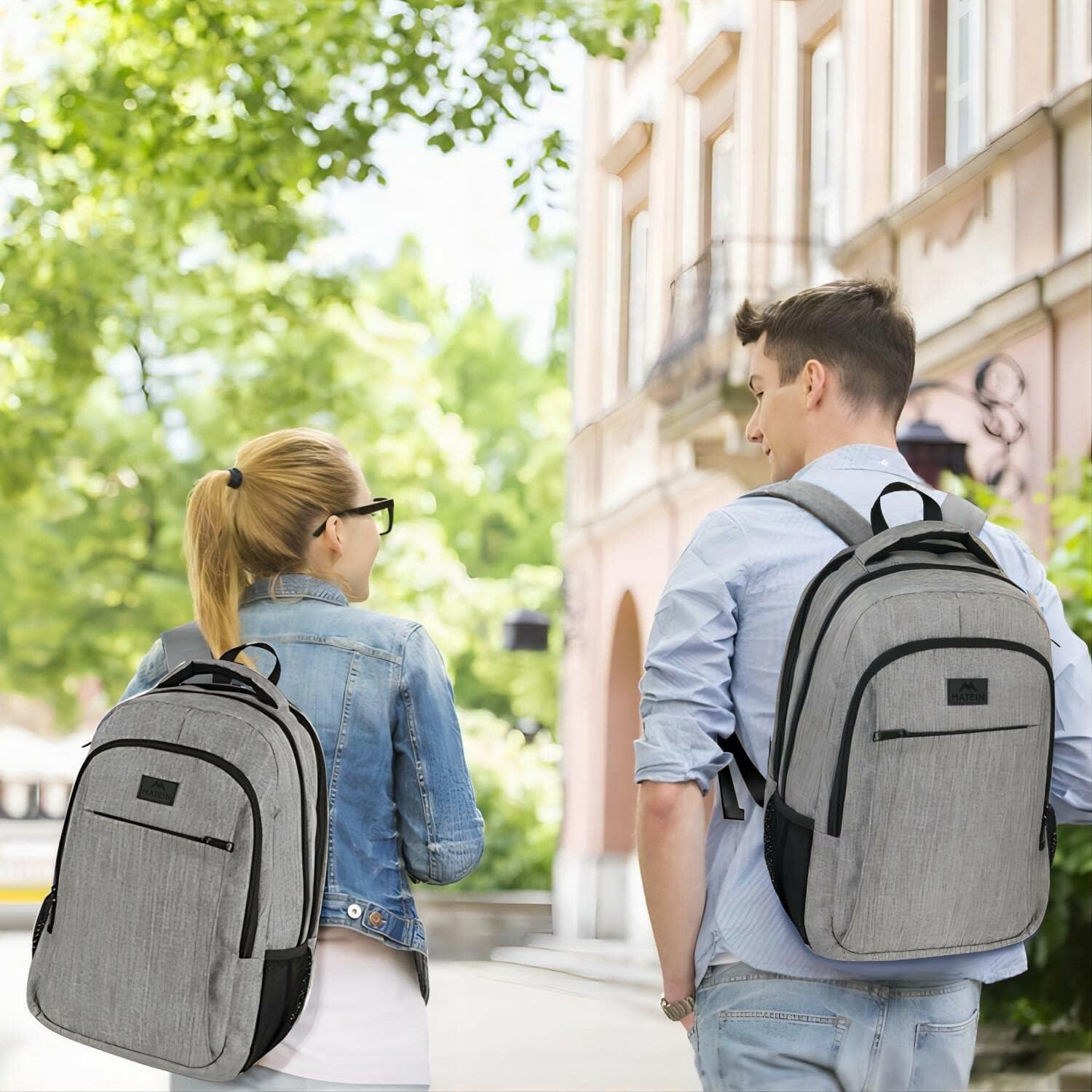 MATEIN Travel Laptop Backpack, Business Anti Theft Slim Sturdy Laptops Backpack