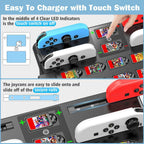 Switch Organizer Station with Controller Charger, Charging Dock for Nintendo
